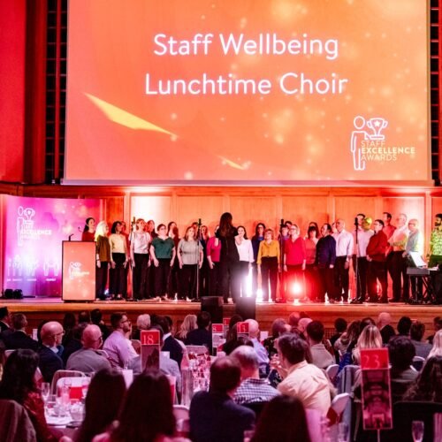 QUB Staff Wellbeing Choir Pic QUB Staff Wellbeing Choir Pic